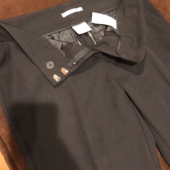 Van Heusen Studio Black Boot Leg Stretch Extensible Elastizado Size 2 - Picture 3 of 7